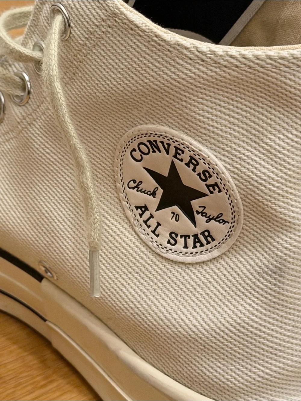 Converse x Rick Owens DRKSHDW DRKSTAR off-white high-top sneakers - Picture 4 of 8